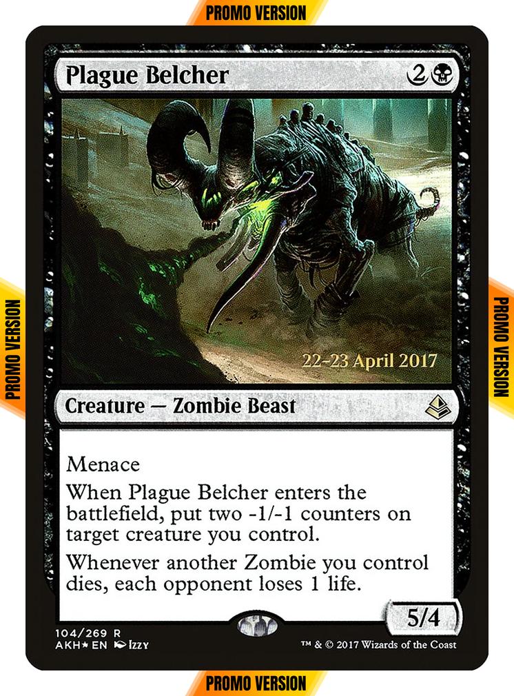 Plague Belcher [104s] [Amonkhet Promos] [Foil]