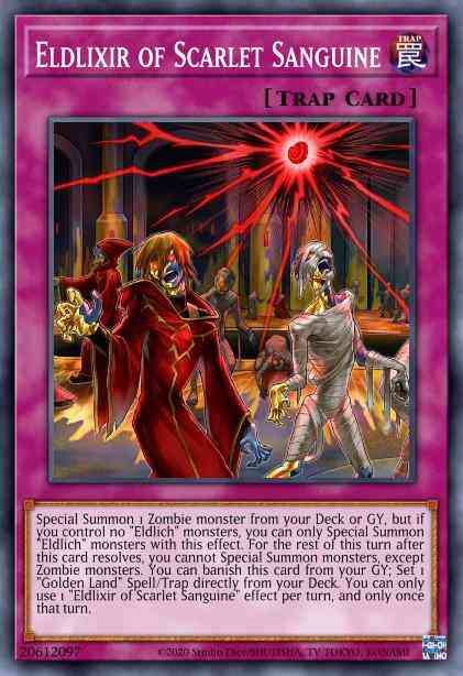 Eldlixir of Scarlet Sanguine - SESL-EN031 - Secret Rare - 1st Edition
