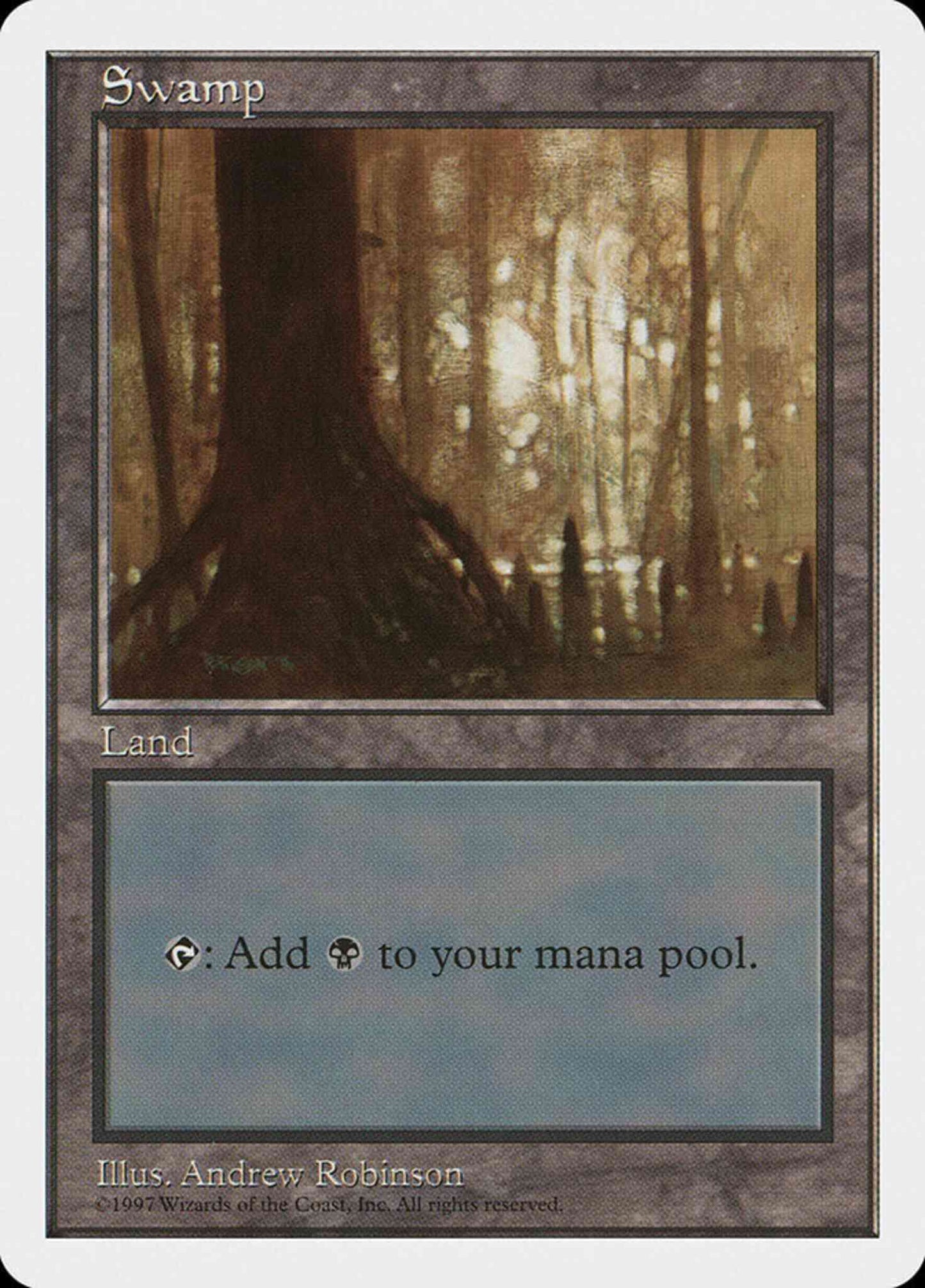 Swamp [441] [Large Tree at Left] [Fifth Edition] [Non-Foil]