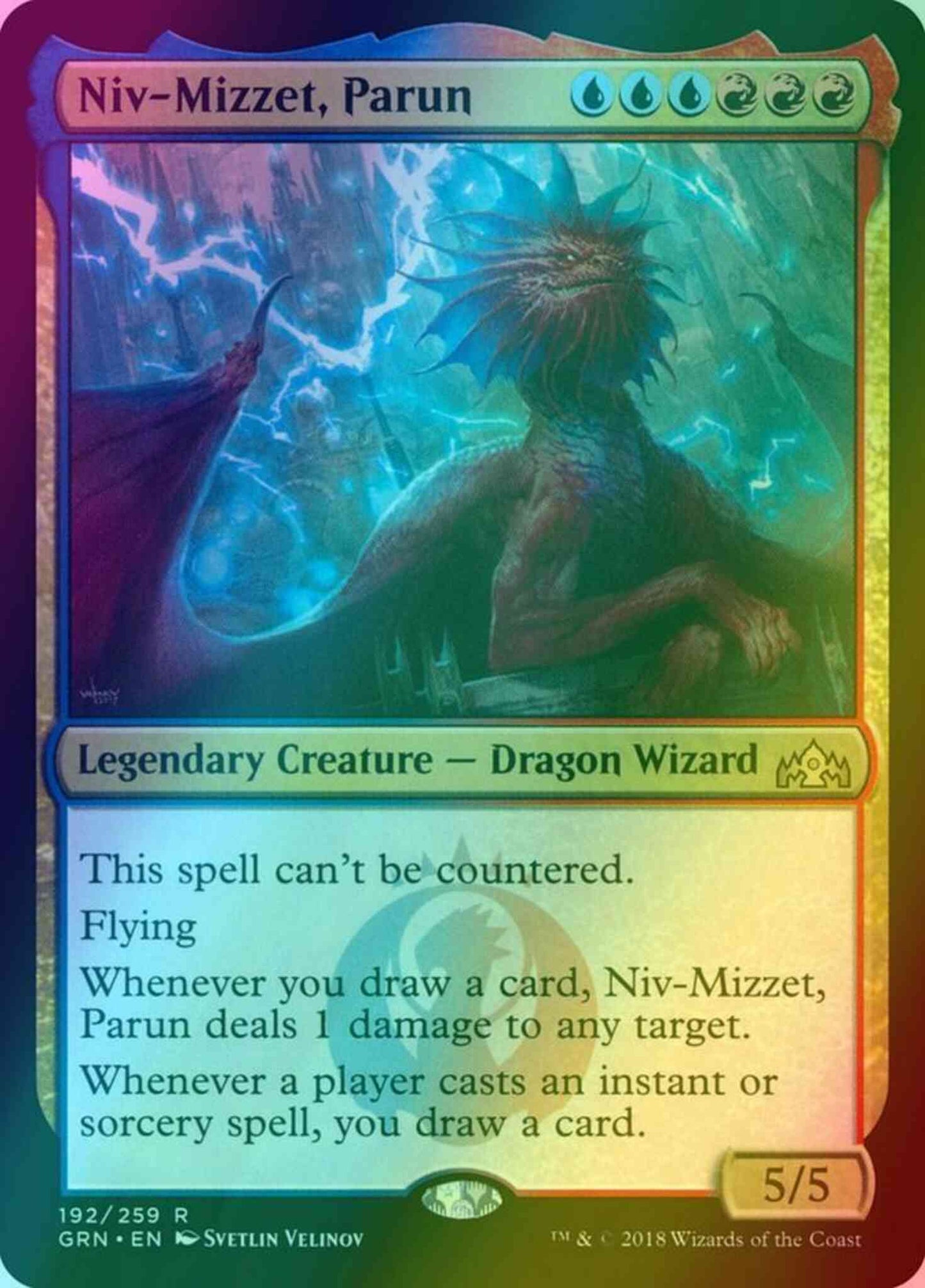 Niv-Mizzet, Parun [192] [Guilds of Ravnica] [Foil]