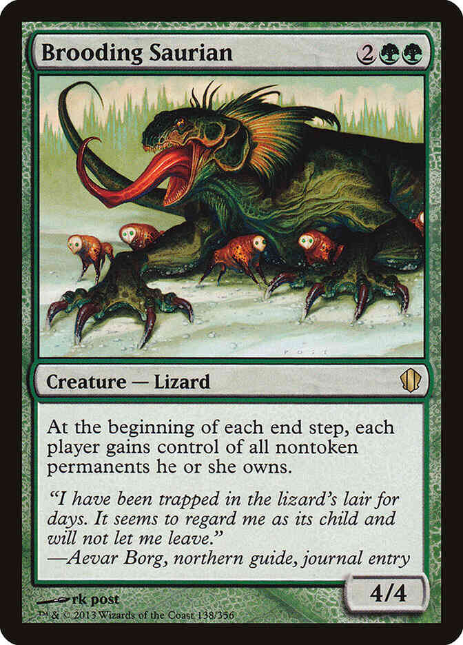 Brooding Saurian [138] [Commander 2013] [Non-Foil]