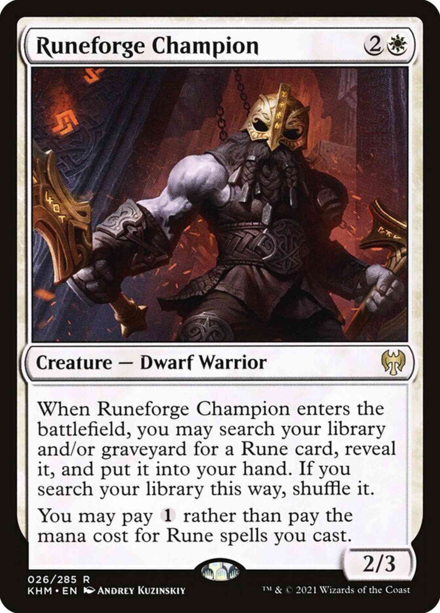 Runeforge Champion [26] [Kaldheim] [Non-Foil]