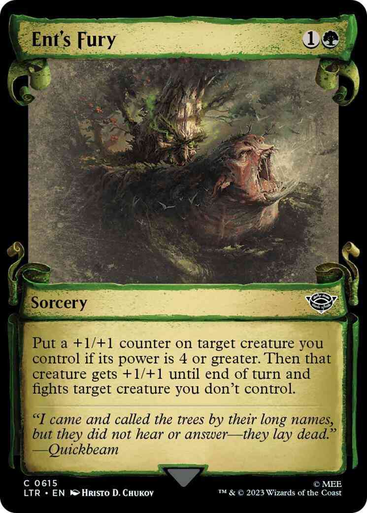 Ent's Fury [615] [Scrolls Showcase] [The Lord of the Rings: Tales of Middle-earth] [Non-Foil]