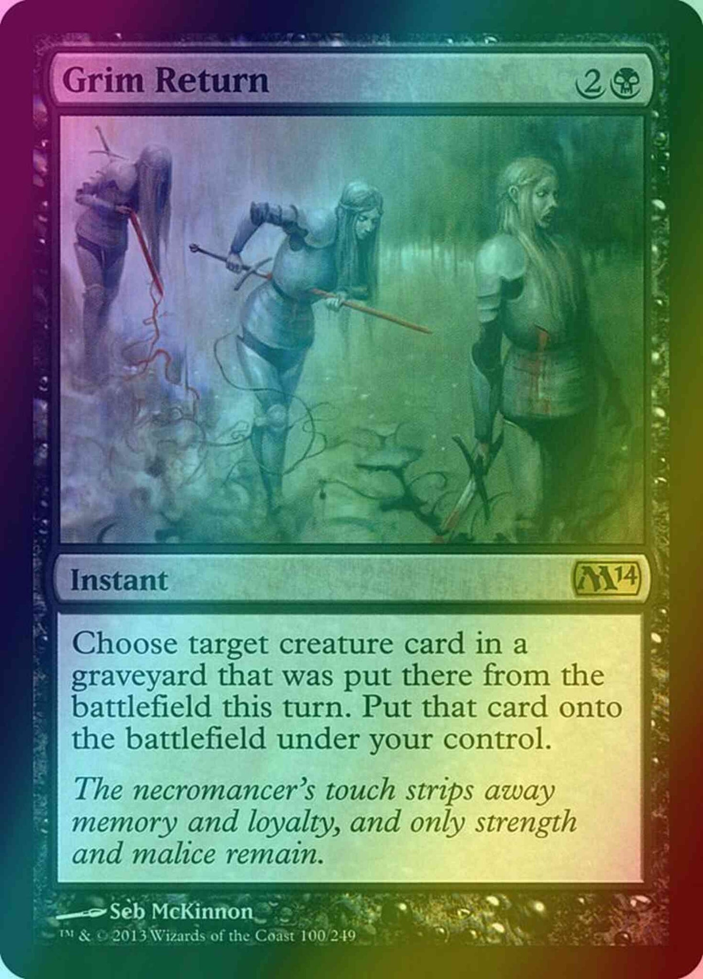 Grim Return [100] [Magic 2014] [Foil]