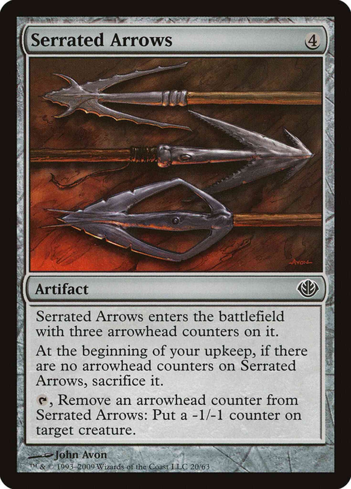 Serrated Arrows [20] [Duel Decks: Garruk vs. Liliana] [Non-Foil]