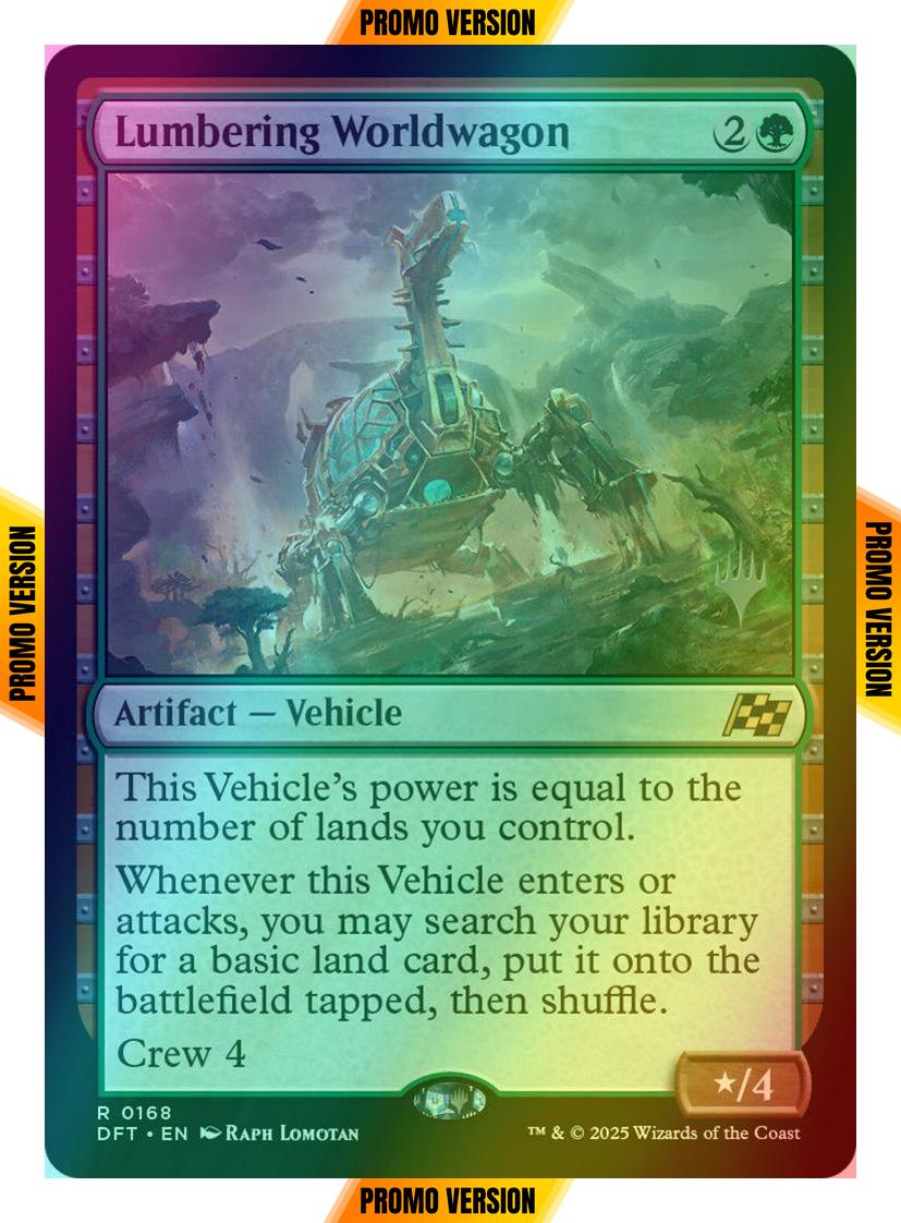 Lumbering Worldwagon [168p] [Promo Pack] [Aetherdrift: Promos] [Foil]