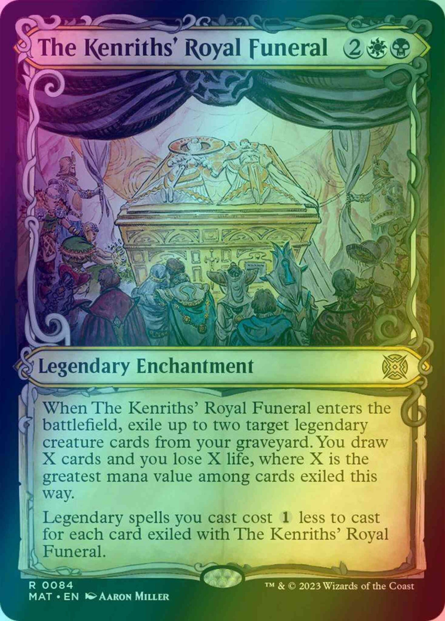 The Kenriths' Royal Funeral [84] [Planar Showcase] [March of the Machine: The Aftermath] [Foil]