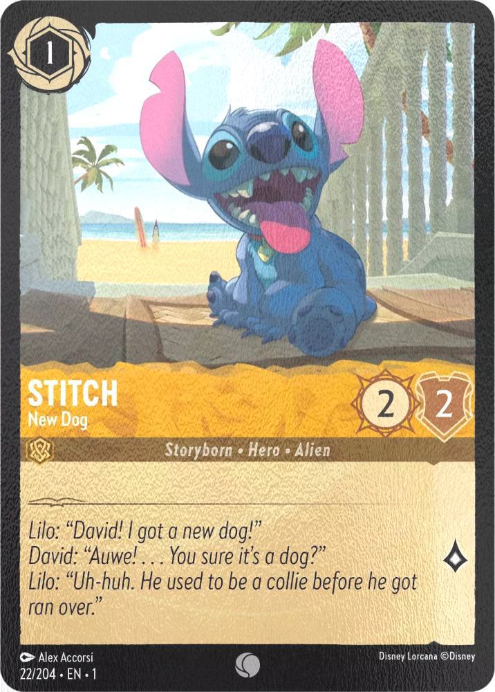 Stitch - New Dog - 22/204 [The First Chapter] [Cold Foil]