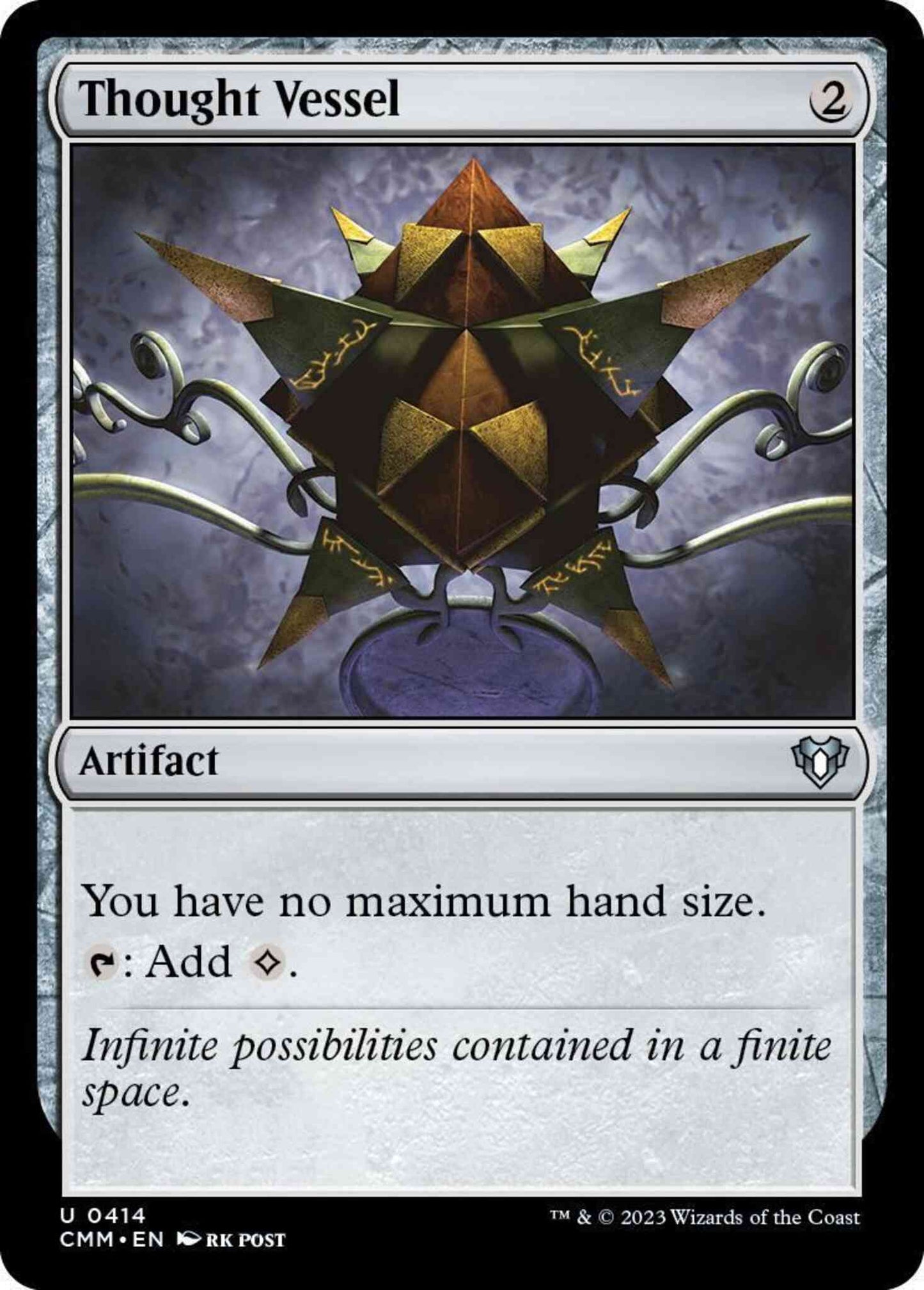Thought Vessel [414] [Commander Masters] [Non-Foil]