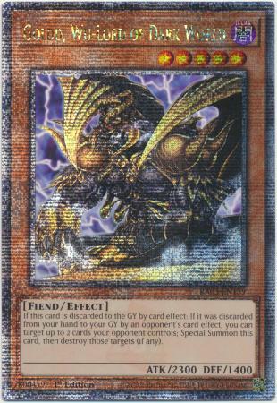 Goldd, Wu-Lord of Dark World - RA03-EN159 - Quarter Century Secret Rare - 1st Edition