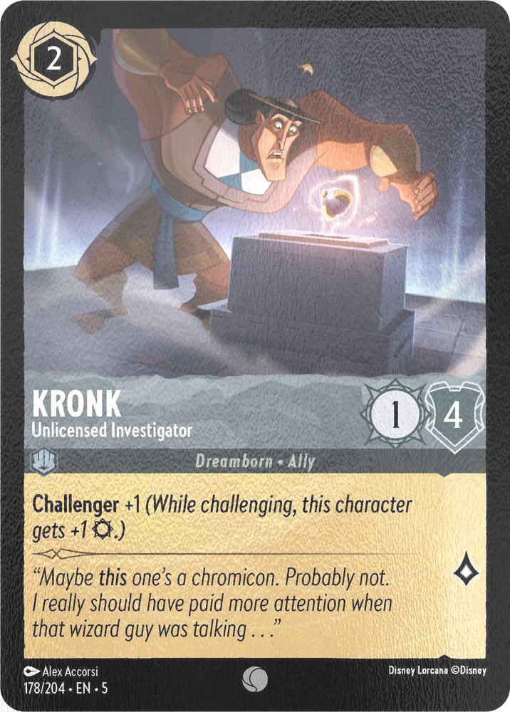 Kronk - Unlicensed Investigator - 178/204 [Shimmering Skies] [Cold Foil]