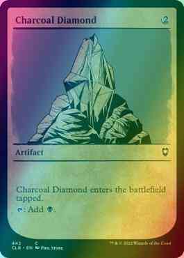 Charcoal Diamond [442] [Rulebook Showcase] [Commander Legends: Battle for Baldur's Gate] [Foil]
