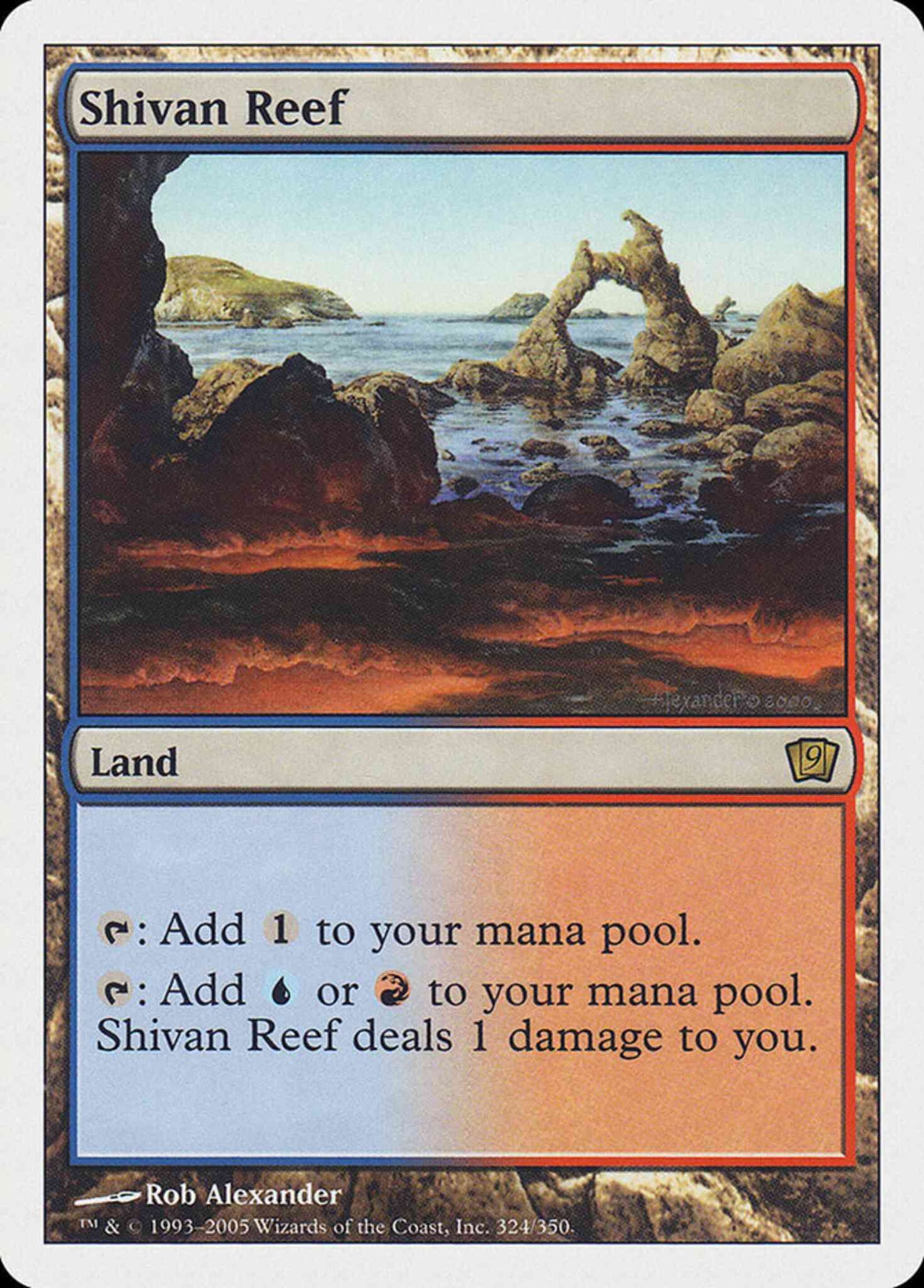 Shivan Reef [324] [Ninth Edition] [Non-Foil]