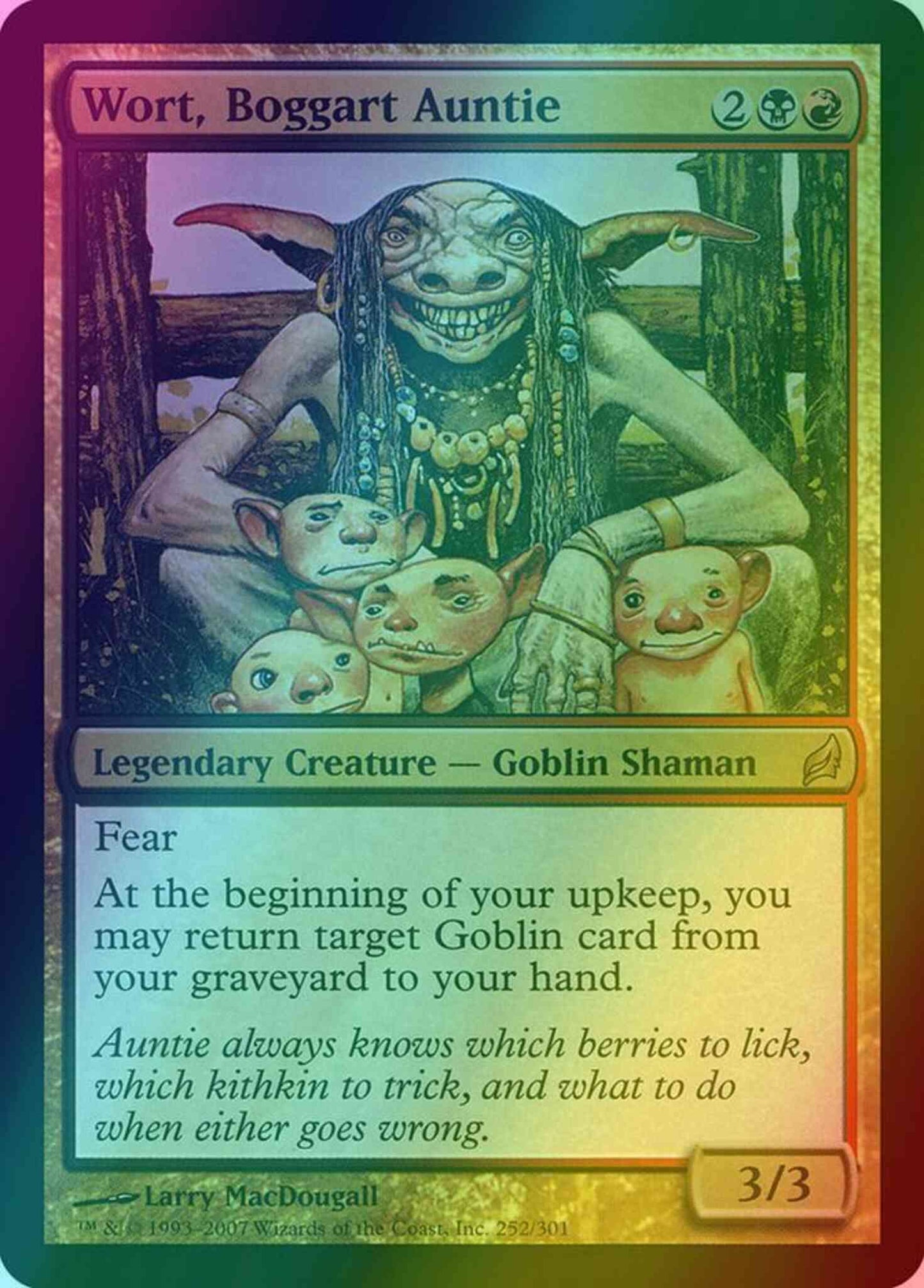 Wort, Boggart Auntie [252] [Lorwyn] [Foil]