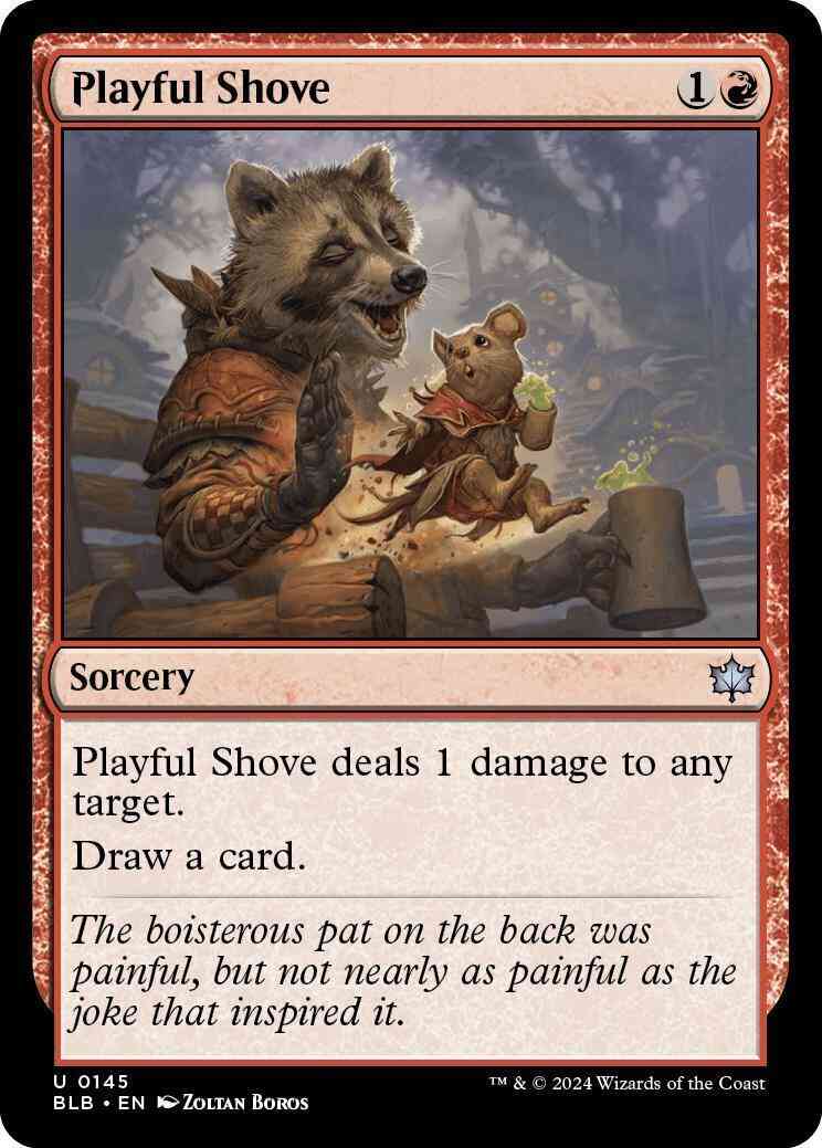 Playful Shove [145] [Bloomburrow] [Non-Foil]