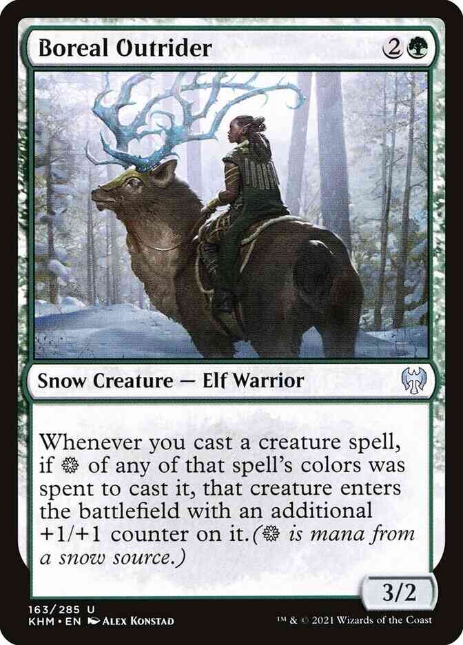 Boreal Outrider [163] [Kaldheim] [Non-Foil]