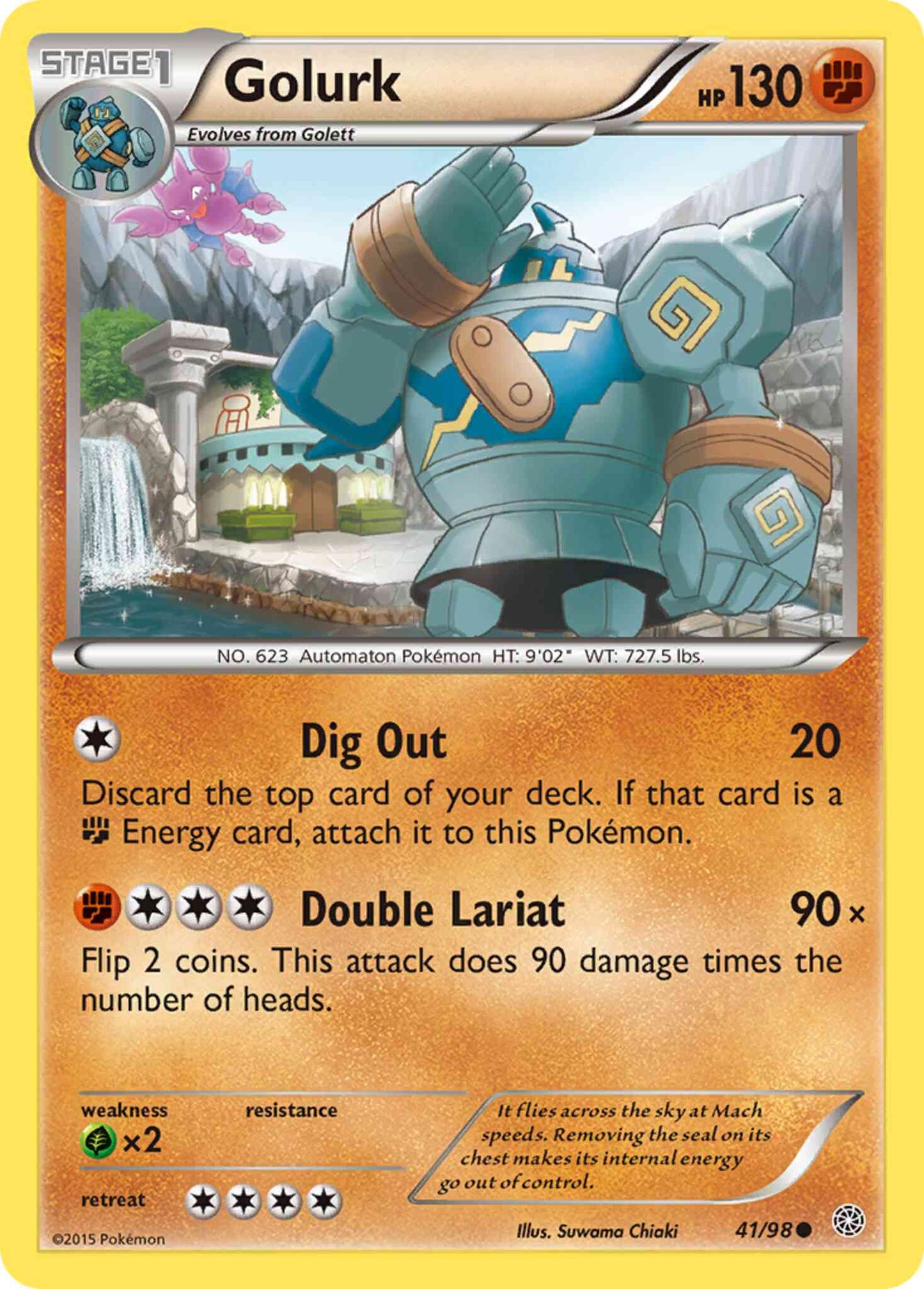 Golurk - 41/98 - Common [xy7-41] [Non-Holo]