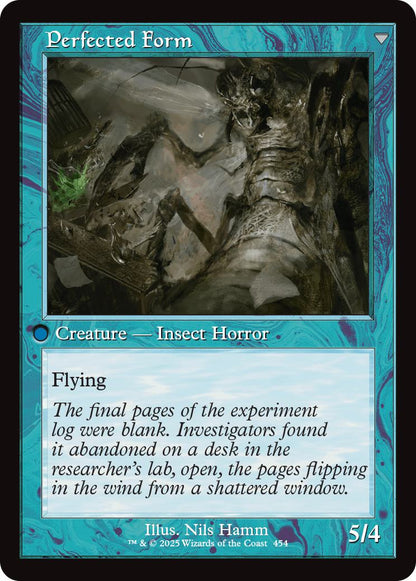 Aberrant Researcher // Perfected Form [454] [Retro Frame] [Innistrad Remastered] [Non-Foil]