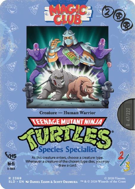 Species Specialist [2369] [Borderless] [VHS Villains] [Secret Lair Drop] [Non-Foil]