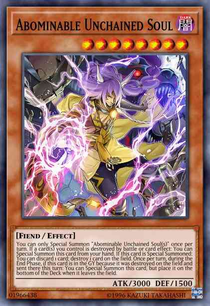 Abominable Unchained Soul - IGAS-EN019 - Super Rare - Unlimited