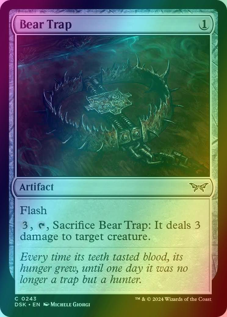 Bear Trap [243] [Duskmourn: House of Horror] [Foil]