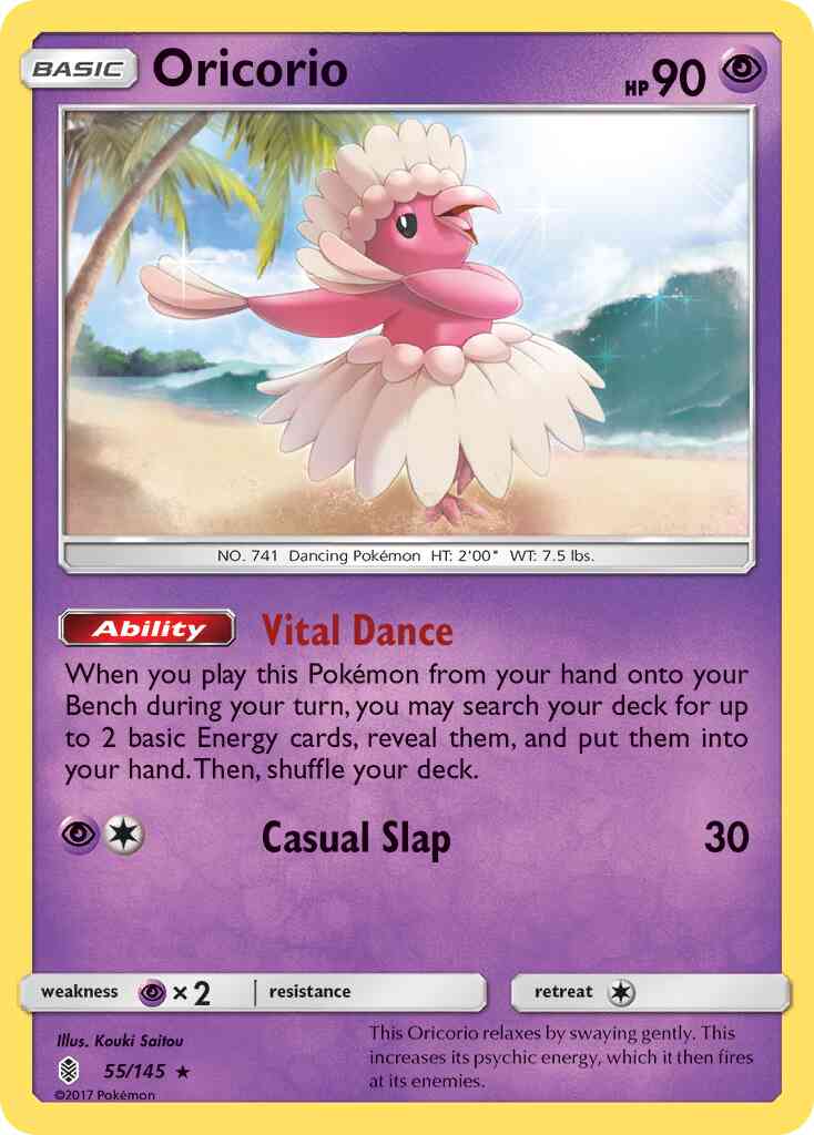 Oricorio - 55/145 - Rare [sm2-55] [Reverse Holo]