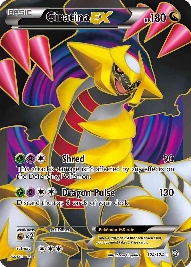 Giratina-EX - 124/124 - Rare Ultra [bw6-124] [Ultra]