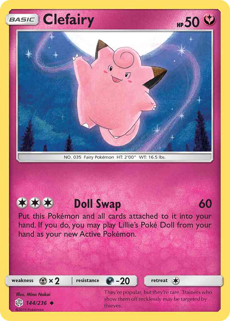 Clefairy - 144/236 - Uncommon [sm12-144] [Non-Holo]