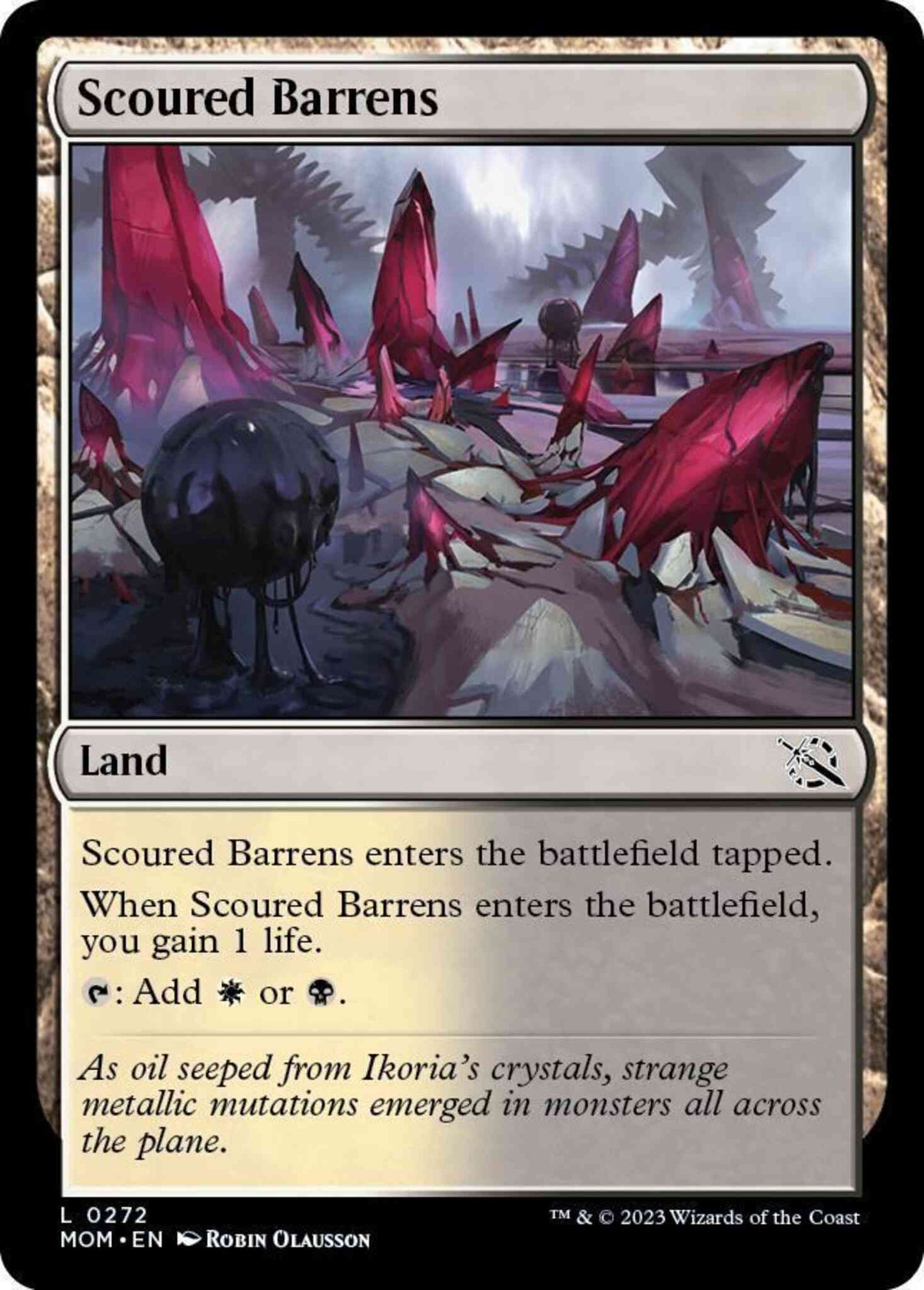 Scoured Barrens [272] [March of the Machine] [Non-Foil]