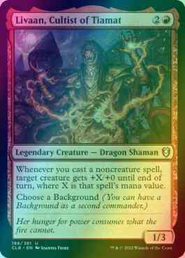 Livaan, Cultist of Tiamat [188] [Commander Legends: Battle for Baldur's Gate] [Foil]