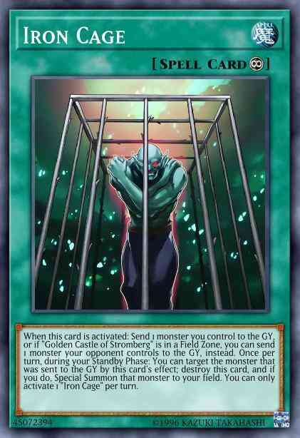 Iron Cage - BLRR-EN012 - Ultra Rare - 1st Edition