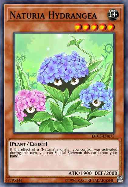 Naturia Hydrangea - DT03-EN072 - Duel Terminal Normal Parallel Rare - Duel Terminal