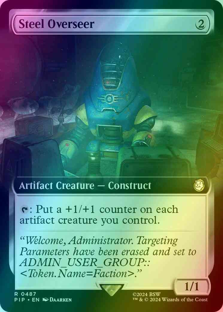 Steel Overseer [487] [Extended Art] [Fallout] [Foil]