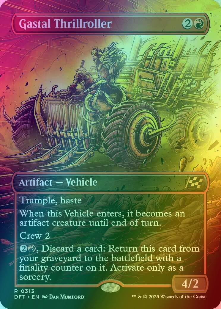 Gastal Thrillroller [313] [Borderless] [Revved Up] [Aetherdrift] [Foil]