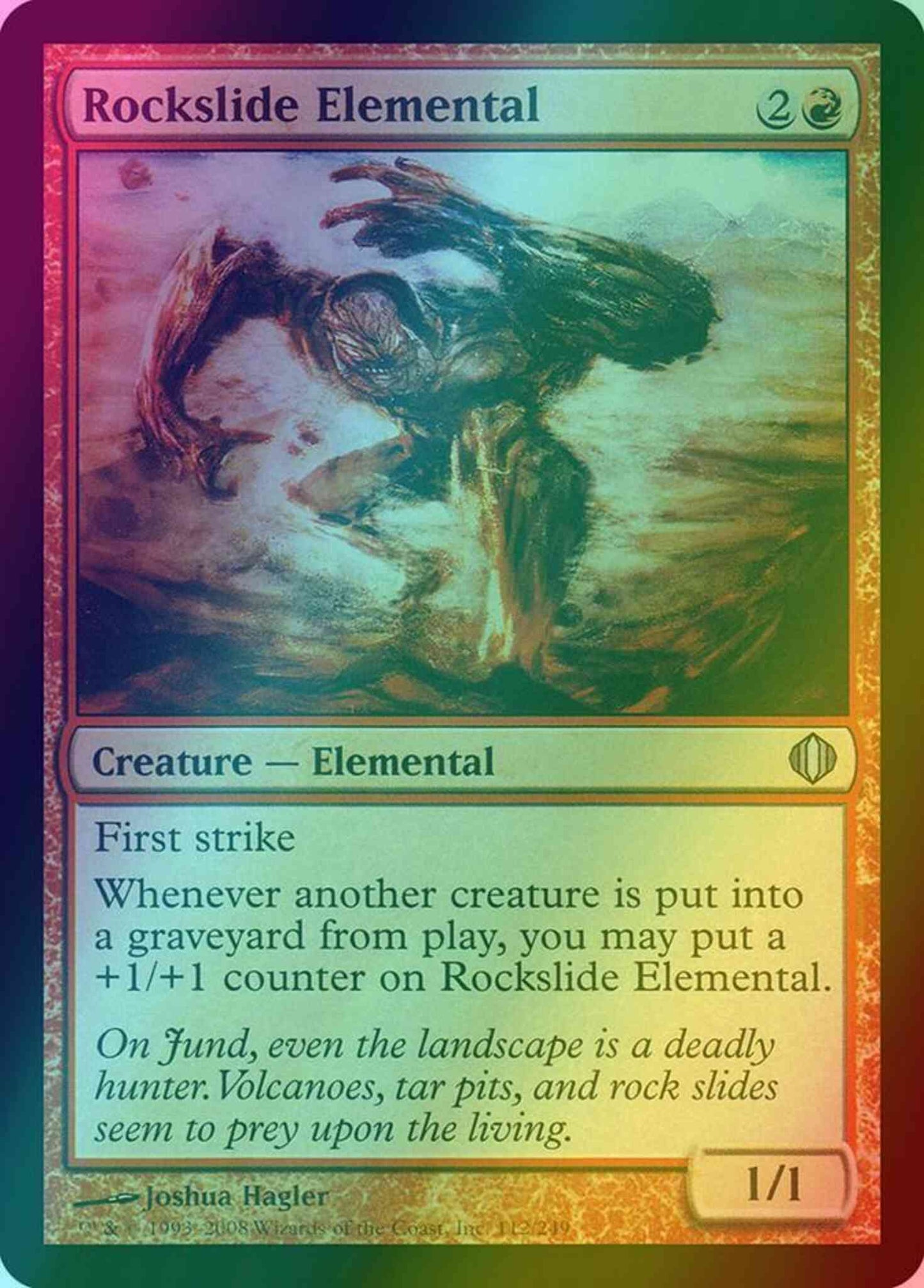 Rockslide Elemental [112] [Shards Of Alara] [Foil]