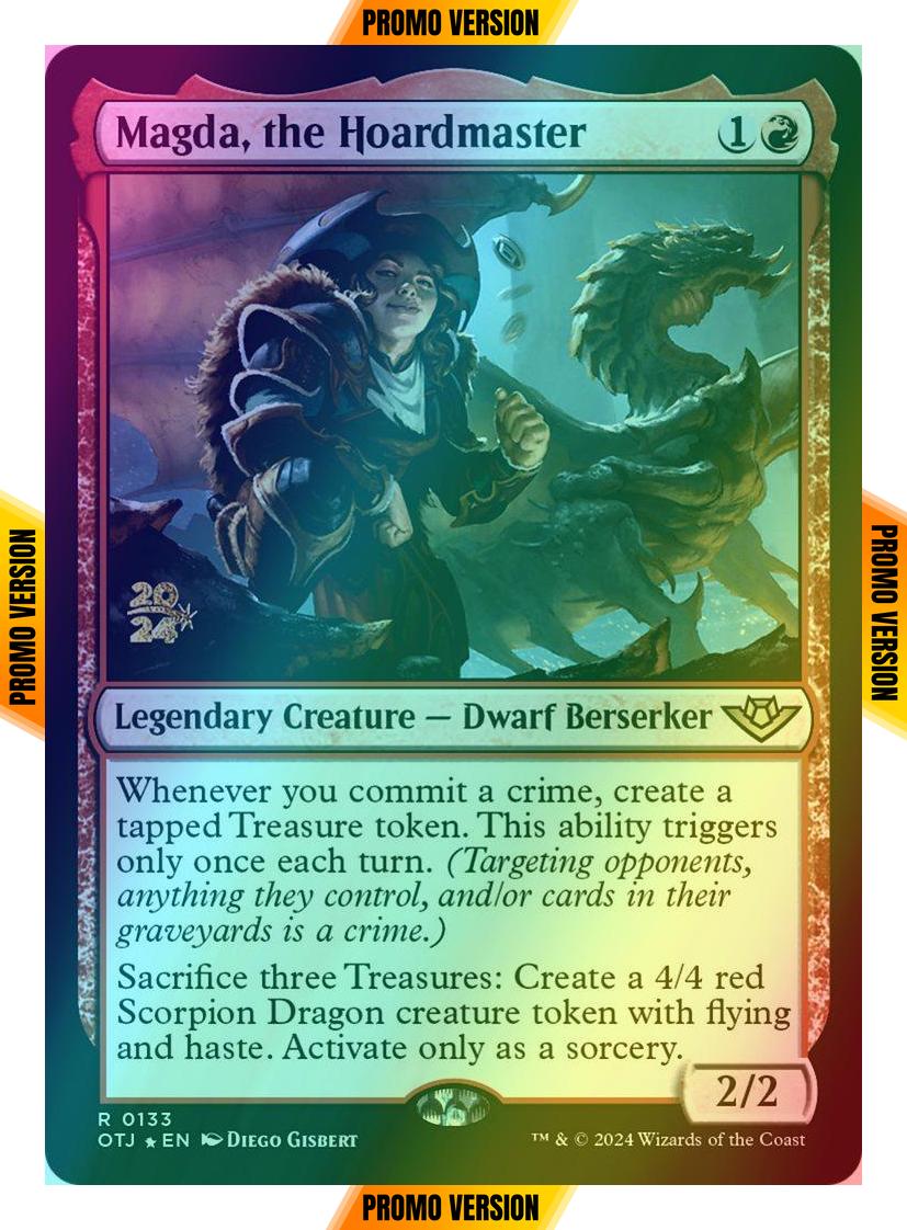 Magda, the Hoardmaster [133s] [Prerelease] [Outlaws of Thunder Junction: Promos] [Foil]