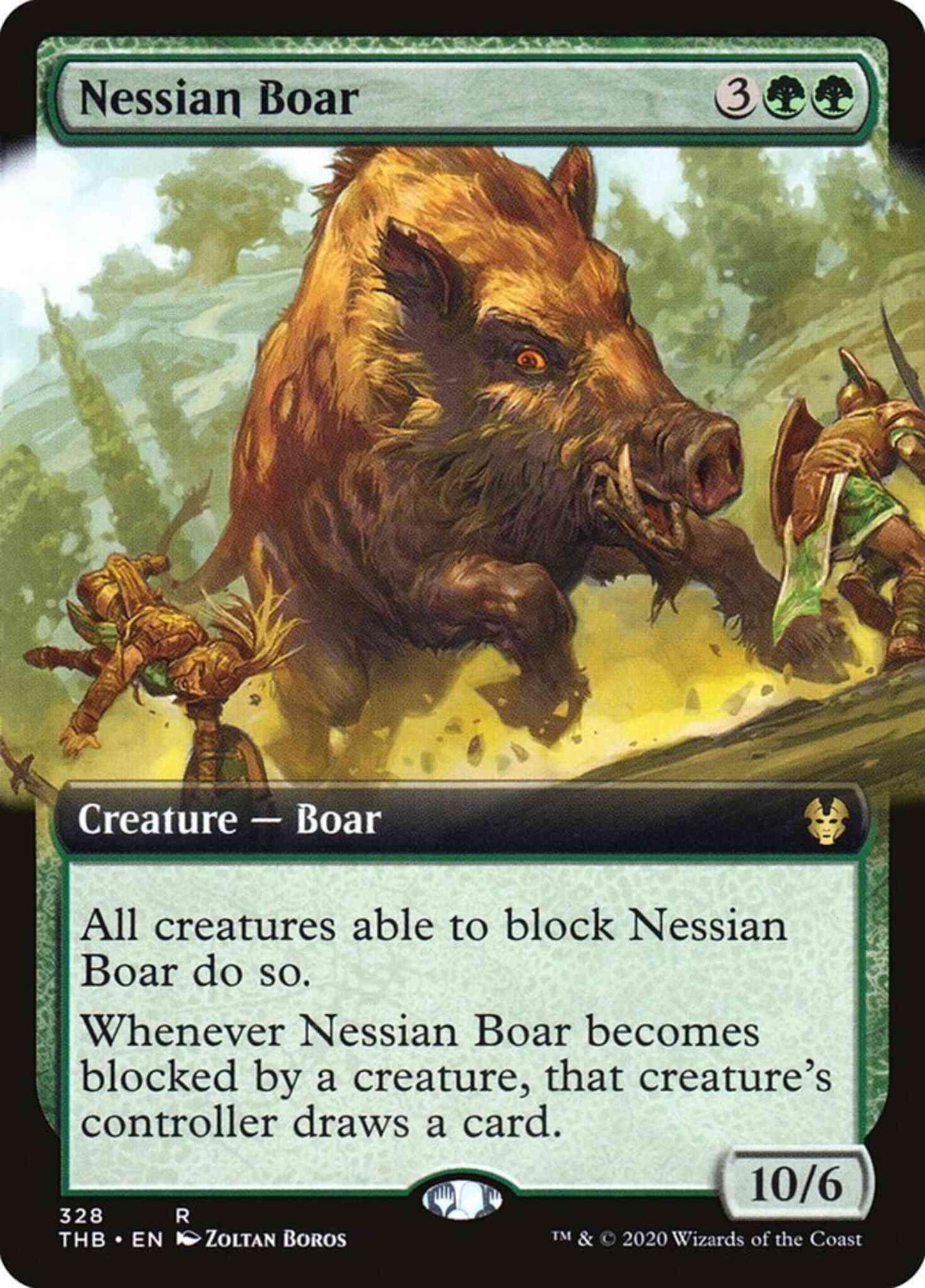 Nessian Boar [328] [Extended Art] [Theros Beyond Death] [Non-Foil]