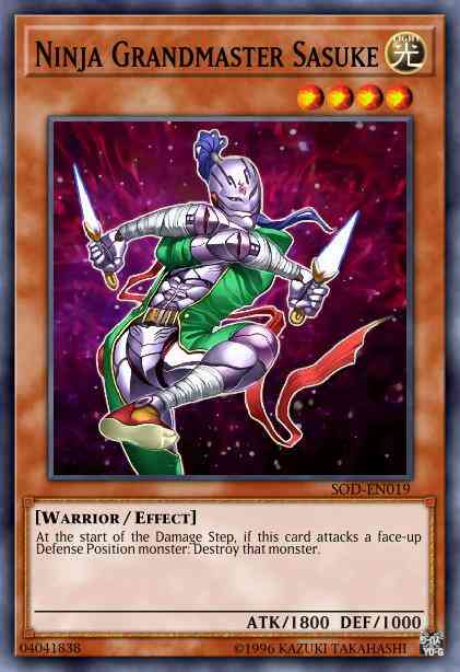 Ninja Grandmaster Sasuke - TU07-EN002 - Super Rare - Unlimited