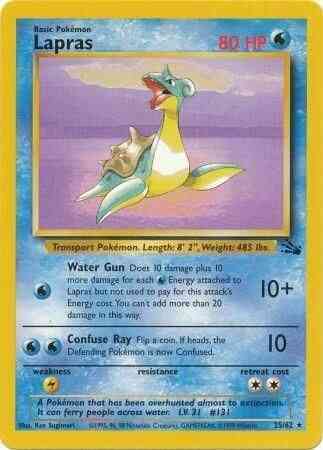 Lapras - 25/62 - Rare - Unlimited [base3U-25] [Non-Holo]
