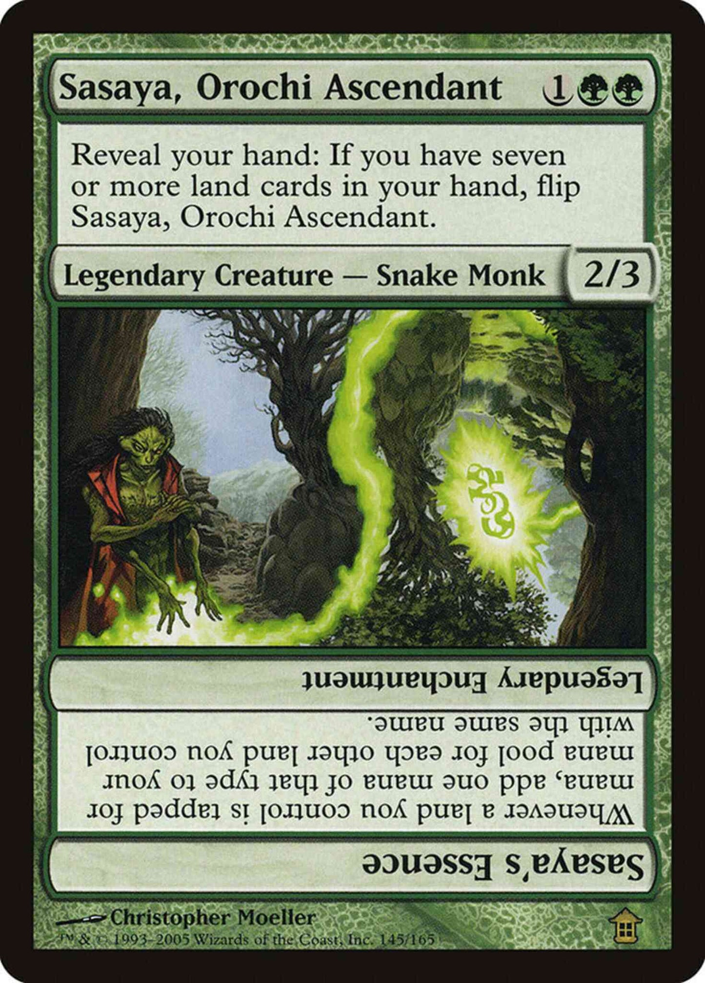 Sasaya, Orochi Ascendant // Sasaya's Essence [145] [Saviors of Kamigawa] [Non-Foil]