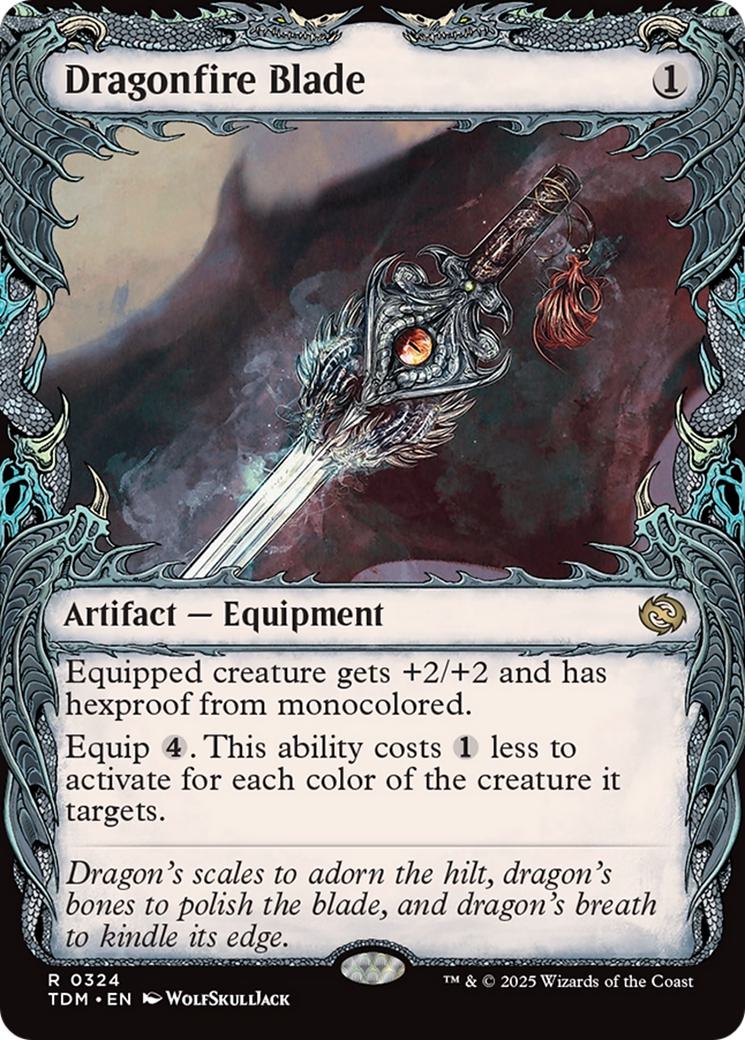 Dragonfire Blade [324] [Draconic Frame Showcase] [Tarkir: Dragonstorm] [Non-Foil]