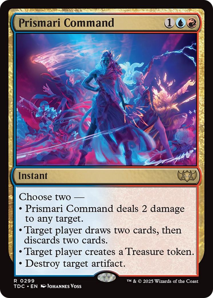 Prismari Command [299] [Tarkir: Dragonstorm: Commander] [Non-Foil]