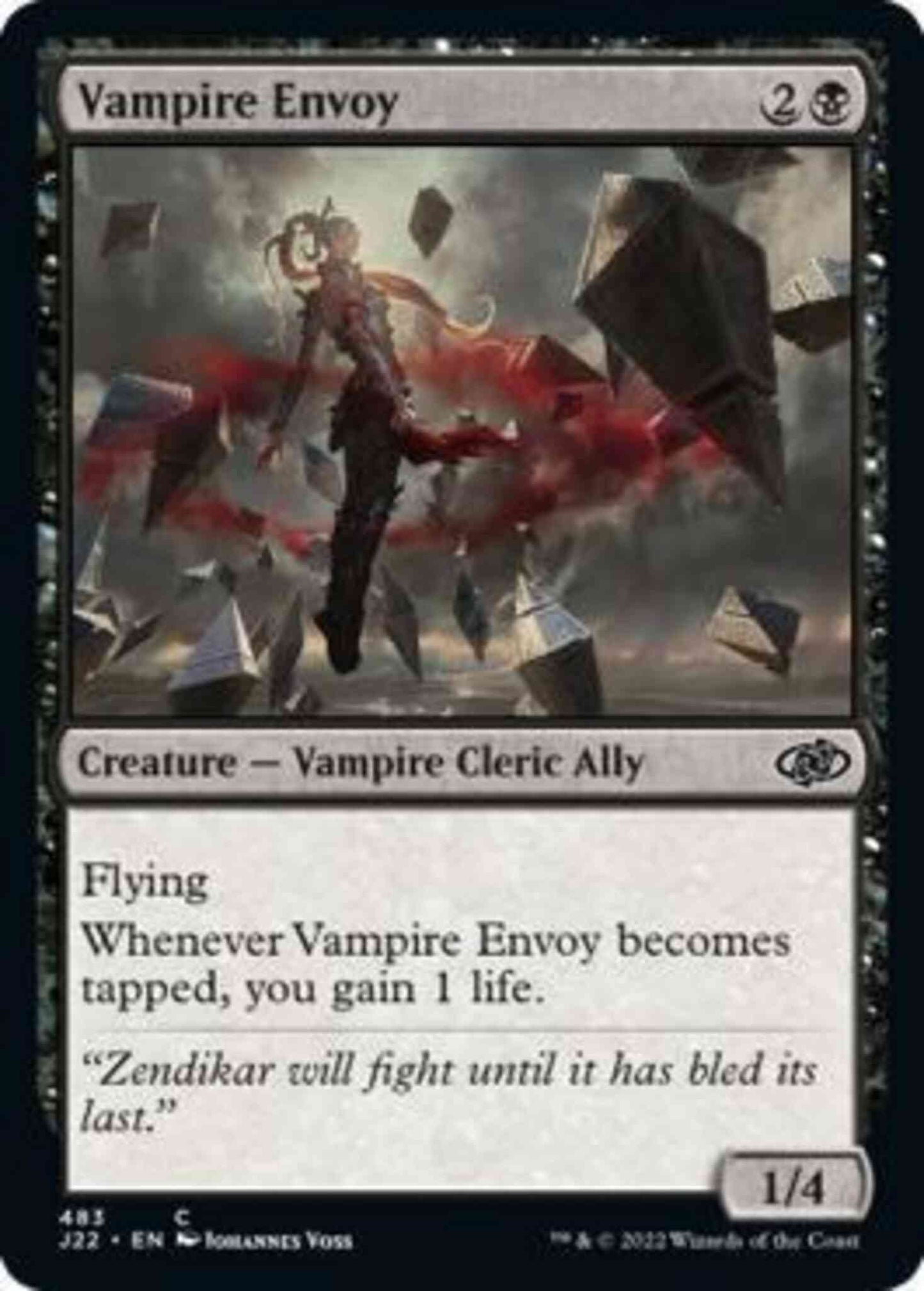 Vampire Envoy [483] [Jumpstart 2022] [Non-Foil]