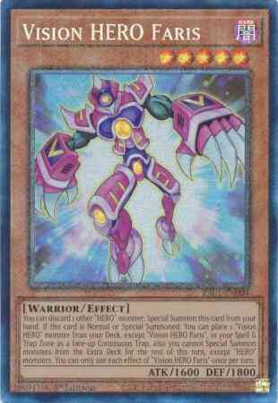 Vision HERO Faris - RA01-EN004 - Prismatic Collector's Rare - 1st Edition