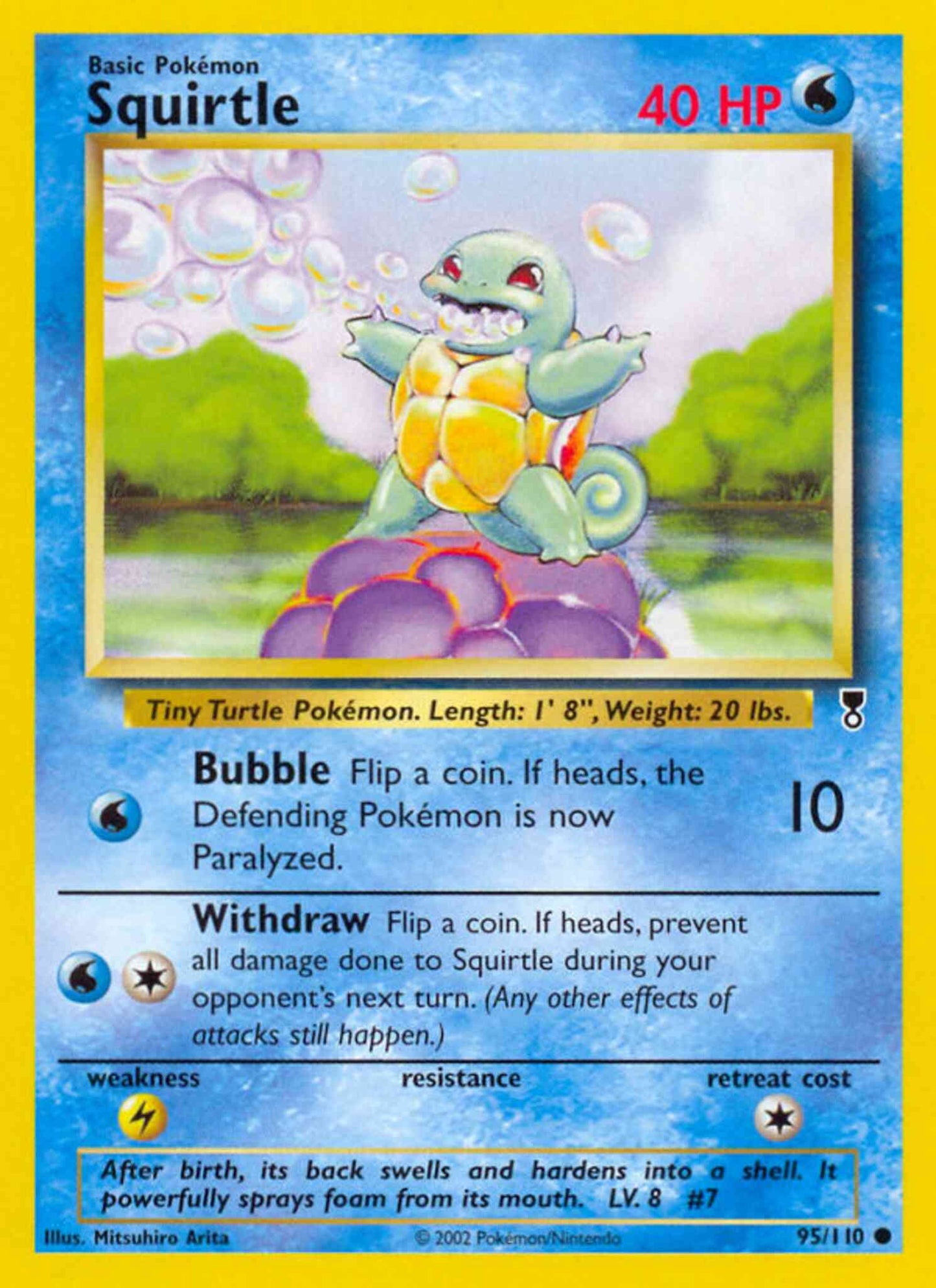 Squirtle - 95/110 - Common [base6-95] [Reverse Holo]