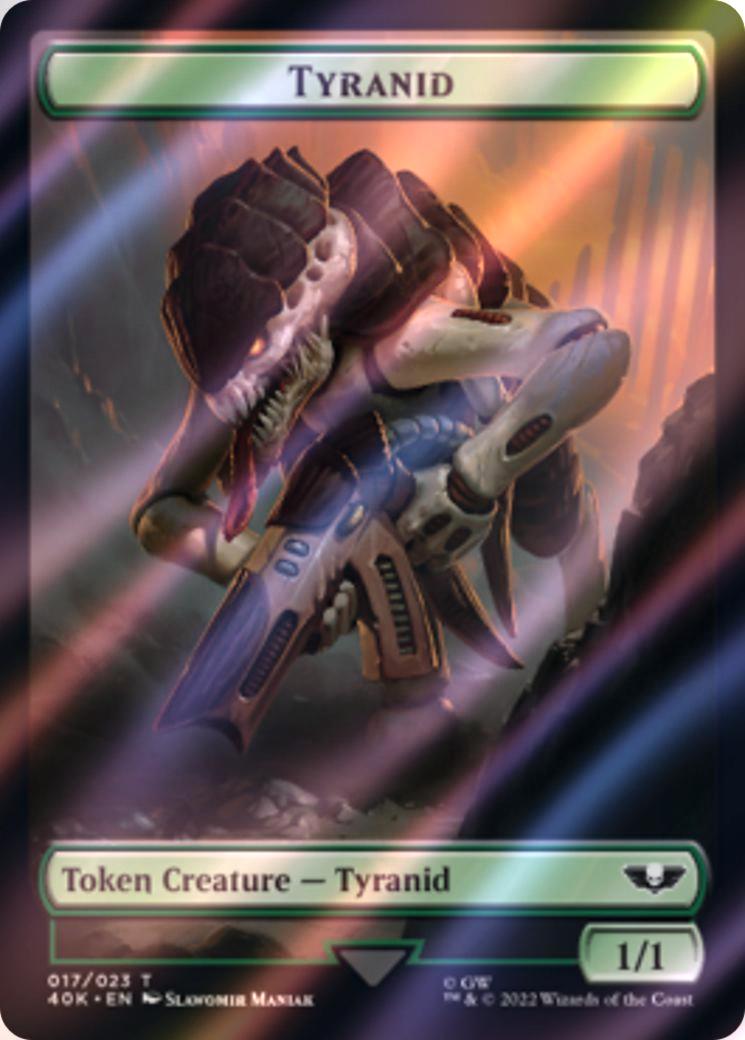 Tyranid Gargoyle Token (09) // Tyranid Token (17) [Universes Beyond: Warhammer 40,000: Tokens] [Surge Foil]