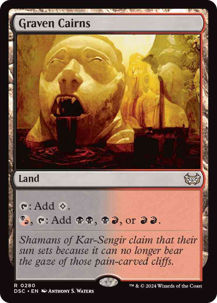 Graven Cairns [280] [Duskmourn: House of Horror: Commander] [Non-Foil]