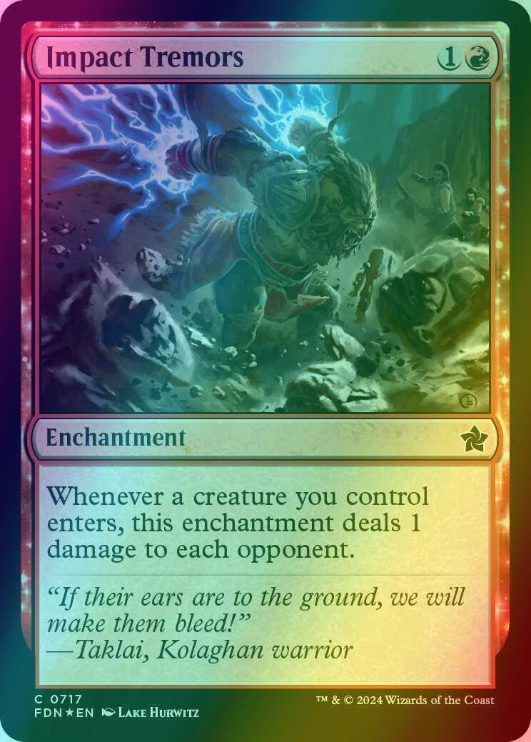 Impact Tremors [717] [Foundations] [Foil]