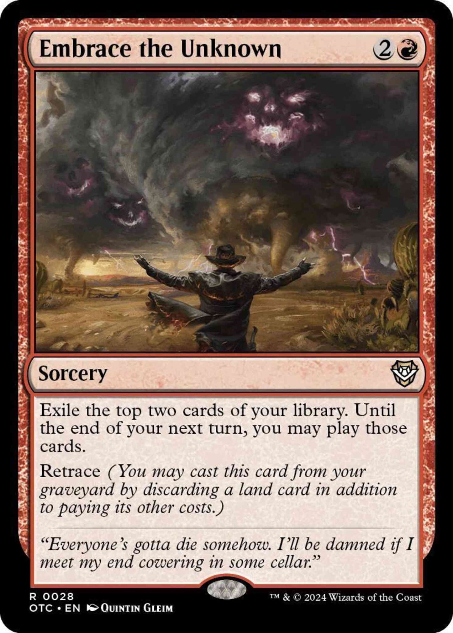 Embrace the Unknown [28] [Outlaws of Thunder Junction: Commander] [Non-Foil]
