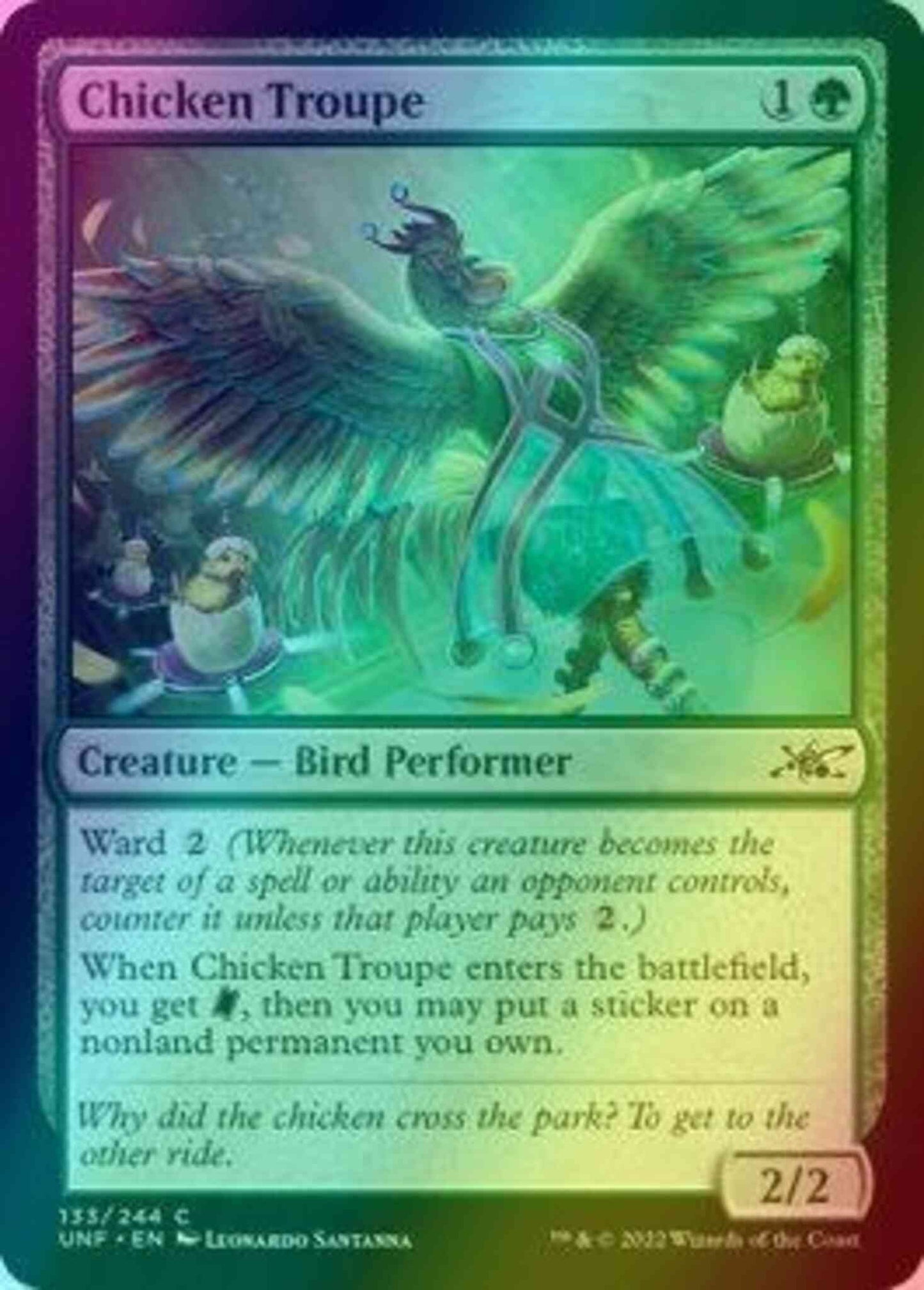 Chicken Troupe [133] [Unfinity] [Foil]